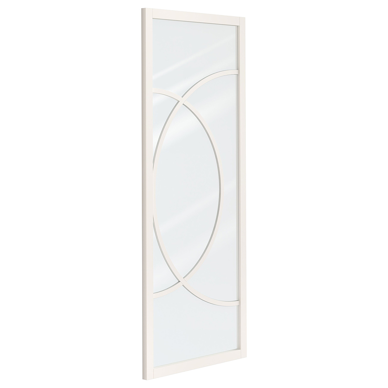 Binnendeur Skantrae SSL 14618 Blank Glas Wit Gelakt